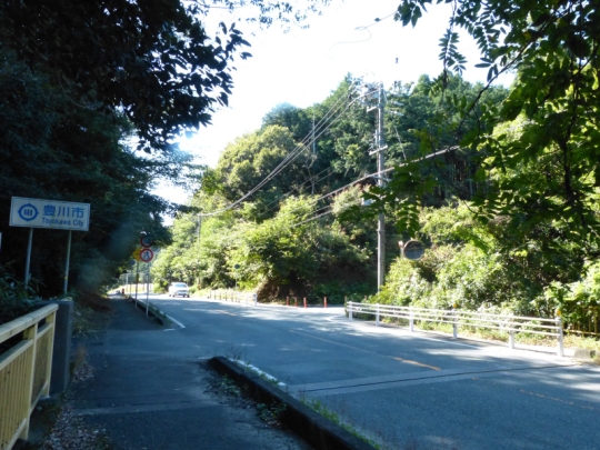 県道２１号線出合